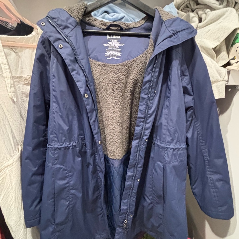 L.L. Bean Navy and Gray Jacket